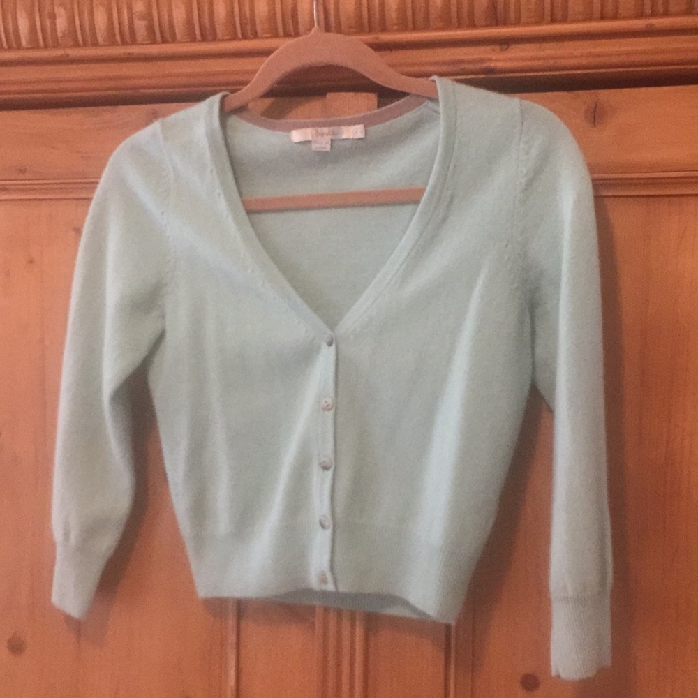 Boden cropped cashmere sweater